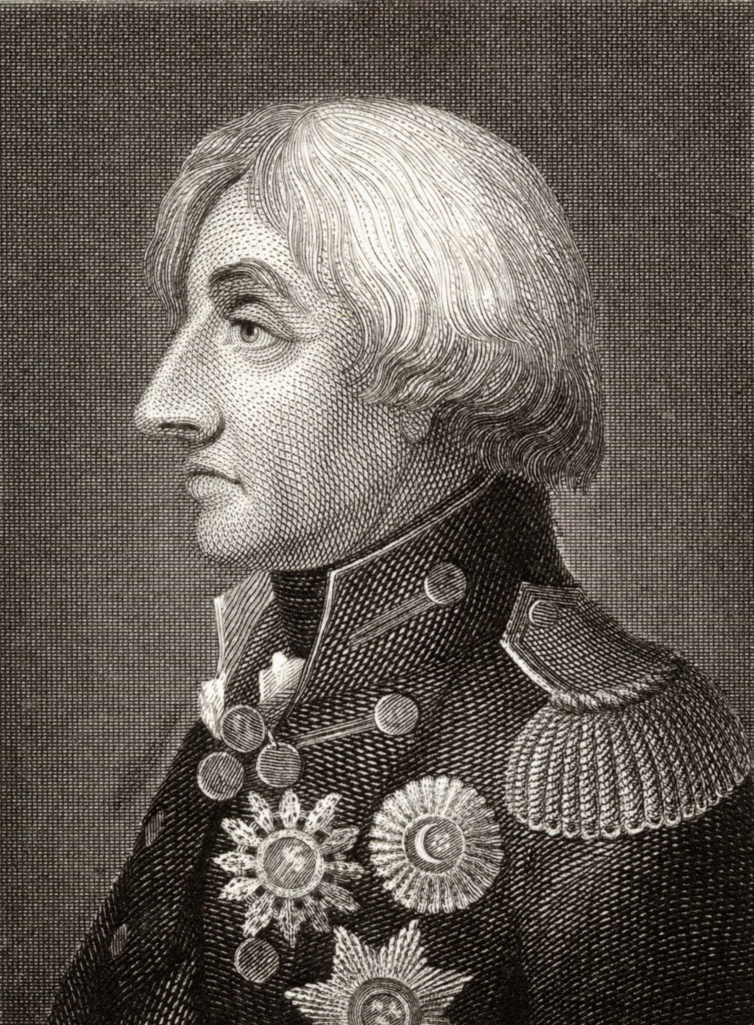 Horatio NelsonViscount NelsonLord Nelson 1758-1805 British Naval Commander 19Th Century Print Engraved By Edward F Finden From A Painting By S Dekoster Canvas Art - Ken Welsh Design Pics (13 x 17)