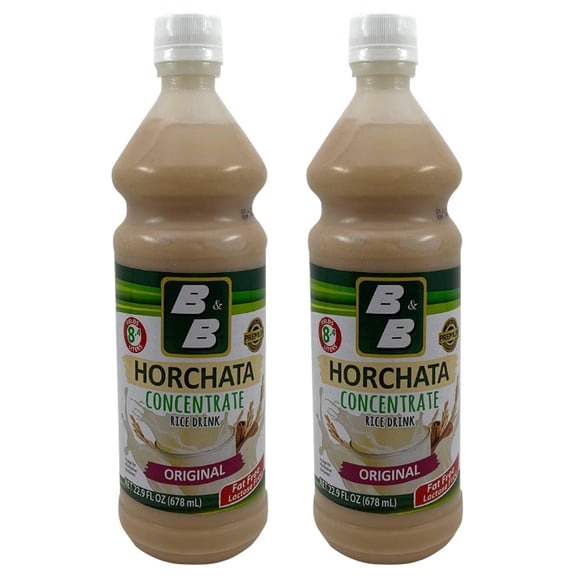 Horchata Concentrate Rice Drink, 22.9 oz Bottles (Pack of 2) Original
