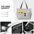 thumbnail image 1 of Horeoi Airplane Print Large Capacity Beach Travel Bag Waterproof Polyester with Multiple Pockets for Beach Camping Gym, 1 of 5