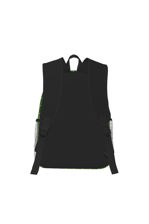 American Football Field Print Casual Backpack for School Work Travel Hiking with Laptop Compartment and Side Pockets Lightweight Design