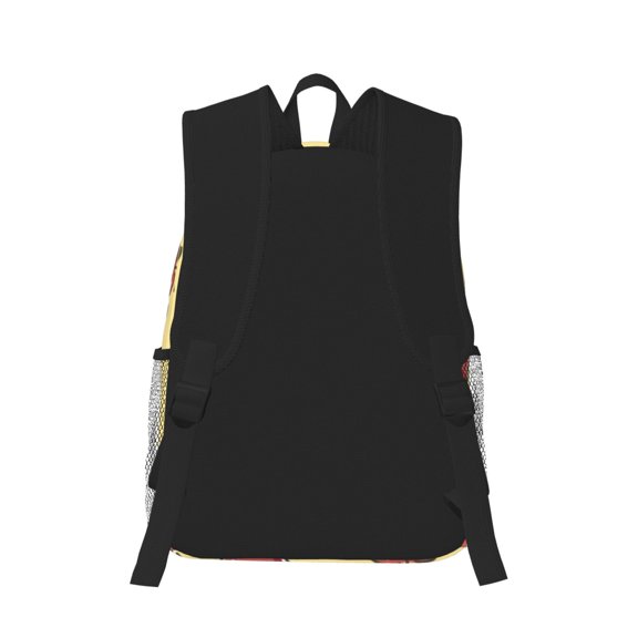 Horeoi Apple Print Casual Backpack for School Work Travel Hiking with Laptop Compartment and Side Pockets Lightweight Design