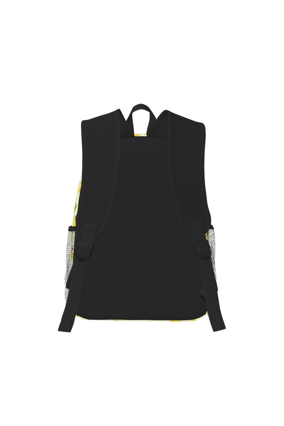 Bananas Print Casual Backpack for School Work Travel Hiking with Laptop Compartment and Side Pockets Lightweight Design