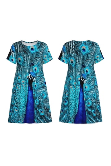 Peacock Dress