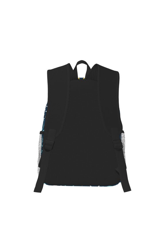 Bicycle Colorful Print Casual Backpack for School Work Travel Hiking with Laptop Compartment and Side Pockets Lightweight Design