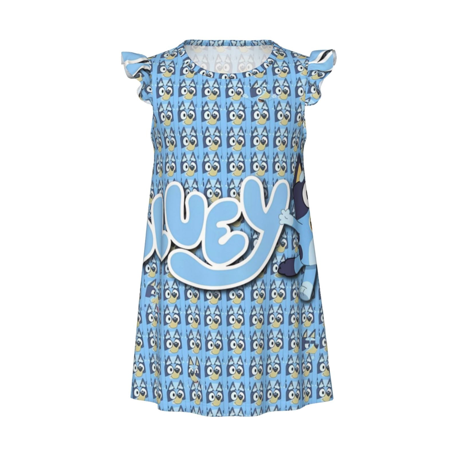Kids Slinky Cooling Blue Daisy  Night Gown main image 1