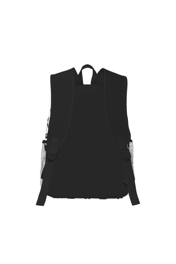 Border Collie Dog Print Casual Backpack for School Work Travel Hiking with Laptop Compartment and Side Pockets Lightweight Design