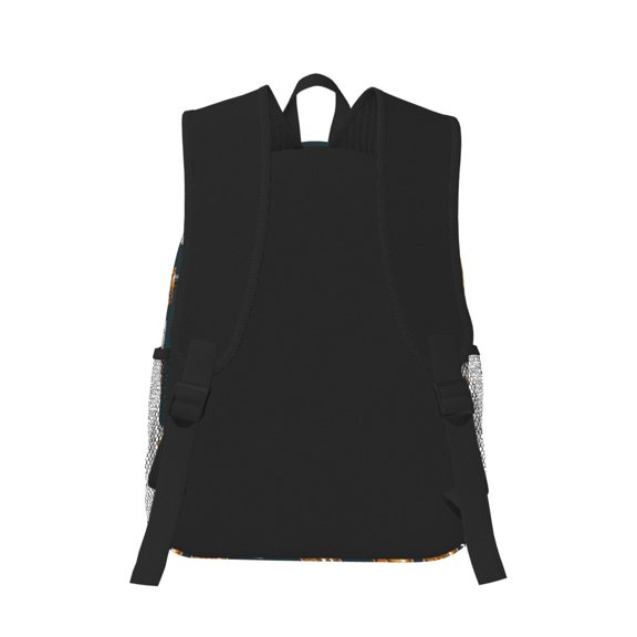 Horeoi Cigar Print Casual Backpack for School Work Travel Hiking with Laptop Compartment and Side Pockets Lightweight Design