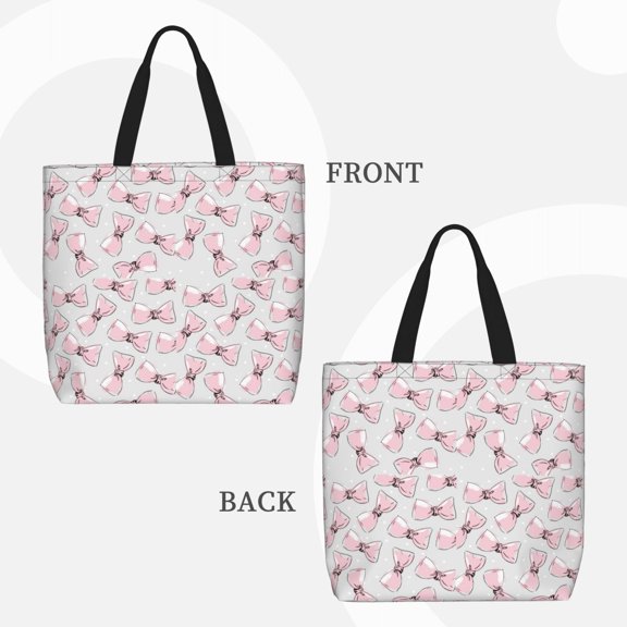 Horeoi Cute Bow Tie for Reinforced Shoulder Tote Bag Scratch-Proof Design Spacious Organizer Crossbody Carry Daily Commute Must-Have