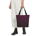 thumbnail image 1 of Horeoi Dark Purple Glitter Print Shoulder Bag for Women Large Capacity Zipper Tote for Shopping Beach Travel Gym with Inner Pocket, 1 of 7