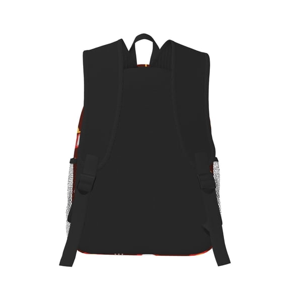 Horeoi Fire Extinguisher Print Casual Backpack for School Work Travel Hiking with Laptop Compartment and Side Pockets Lightweight Design