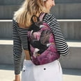 thumbnail image 1 of Horeoi Flower Bald Eagle for Canvas Backpack for School Outdoor Travel Use Men Women Teenagers Large Capacity with Adjustable Shoulder Straps, 1 of 5