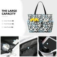 thumbnail image 1 of Horeoi Football Soccer Ball Print Large Capacity Beach Travel Bag Waterproof Polyester with Multiple Pockets for Beach Camping Gym, 1 of 5