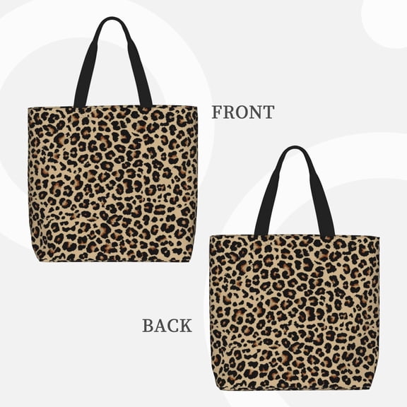 Horeoi Leopard Print-1 for ​Reinforced Shoulder Tote Bag Scratch-Proof Design Spacious Organizer Crossbody Carry Daily Commute Must-Have