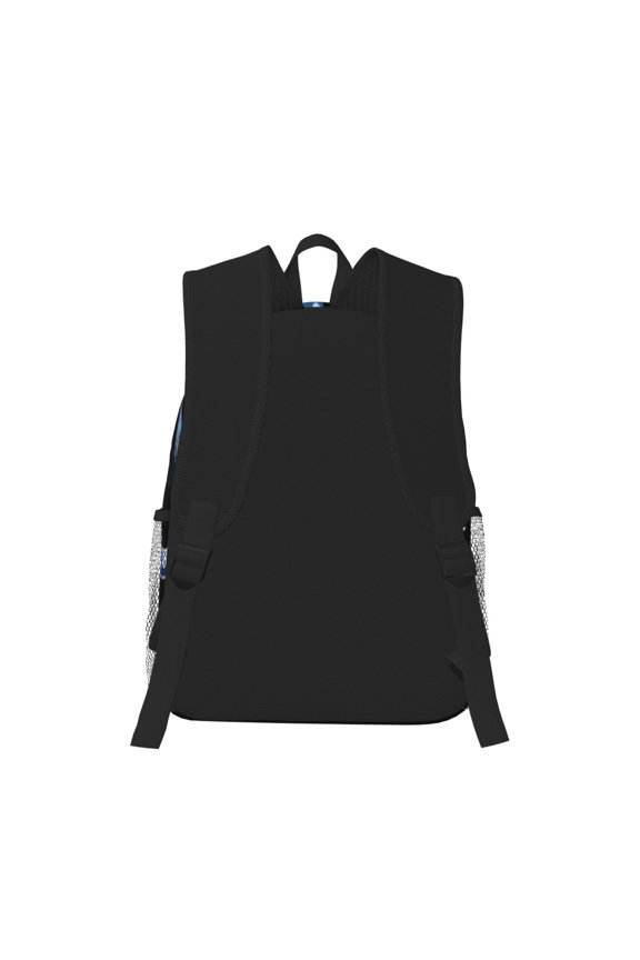 Navy Camouflage American Flag Print Casual Backpack for School Work Travel Hiking with Laptop Compartment and Side Pockets Lightweight Design