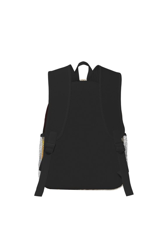 Noble Style Bald Eagle Print Casual Backpack for School Work Travel Hiking with Laptop Compartment and Side Pockets Lightweight Design