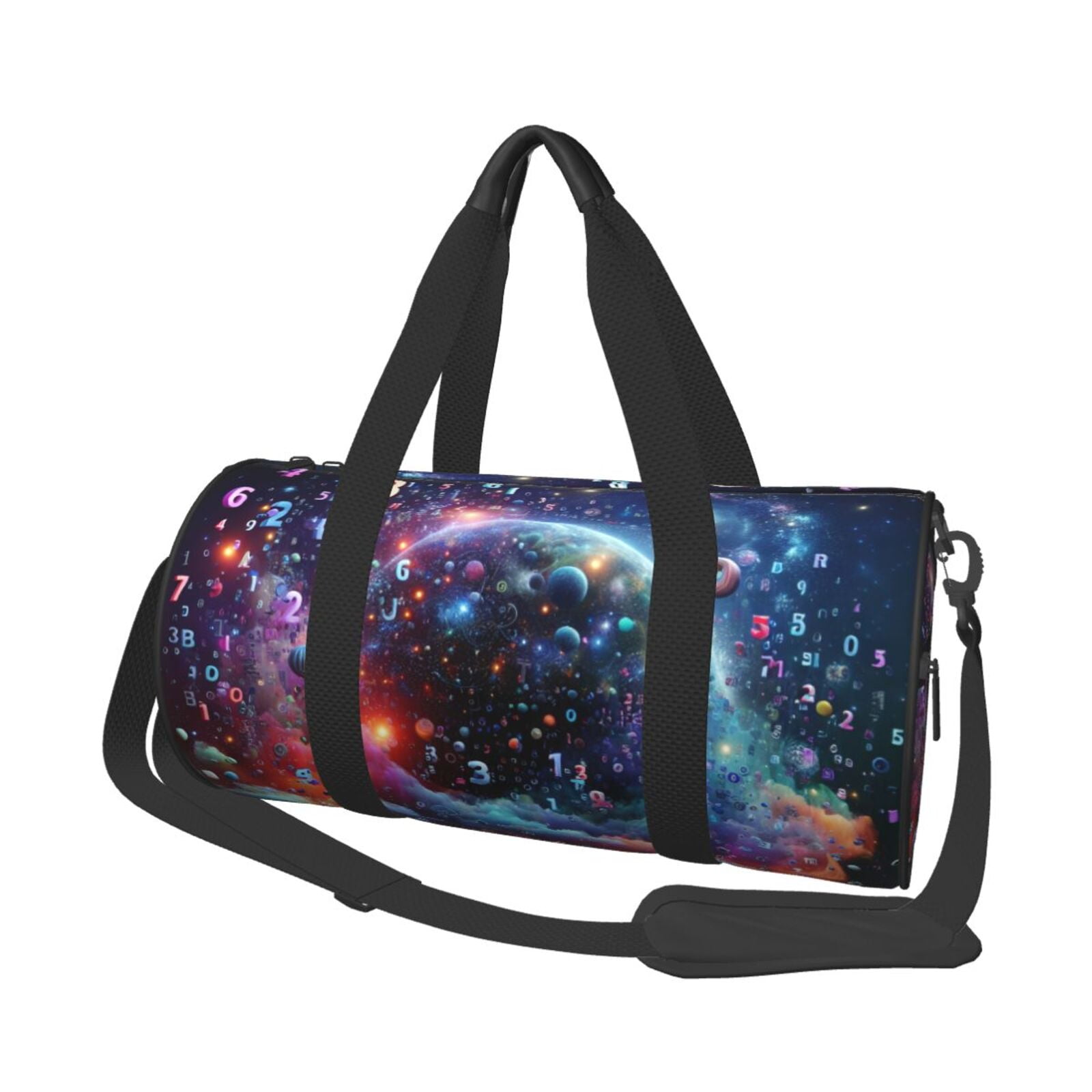 Horeoi Outer Space Floating Numbers And Letters Print Foldable Travel ...