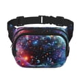 thumbnail image 1 of Horeoi Outer Space Floating Numbers And Letters for Square Double Layer Waist Bag for Travel Cycling Outdoor Activities with Adjustable Strap and Zipper Pockets, 1 of 4