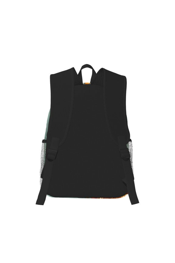 Paper Fox Crow Fantasy Print Casual Backpack for School Work Travel Hiking with Laptop Compartment and Side Pockets Lightweight Design