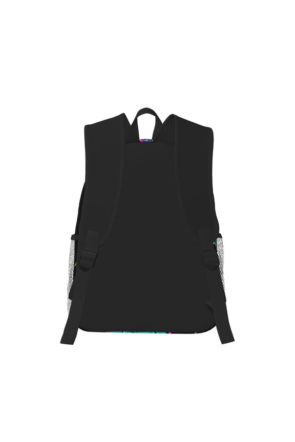 Rex Dinosaur With Sunglasses Print Casual Backpack for School Work Travel Hiking with Laptop Compartment and Side Pockets Lightweight Design