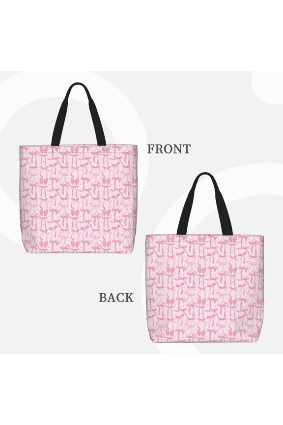 Ribbon Bow for Reinforced Shoulder Tote Bag Scratch-Proof Design Spacious Organizer Crossbody Carry Daily Commute Must-Have