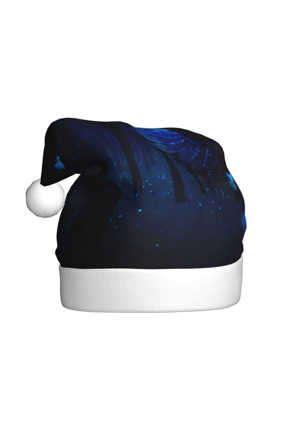 Roblox Print Christmas Sweater Hat Light up Xmas Beanie Plush Cap Unisex Winter Hat for Christmas Party Favors Fit for Adults and Kids-1