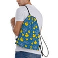 thumbnail image 1 of Horeoi Rubber Duck Print Drawstring Bags for Gym Sports Yoga Travel Lightweight Foldable Sackpack for Men Women Teens, 1 of 7
