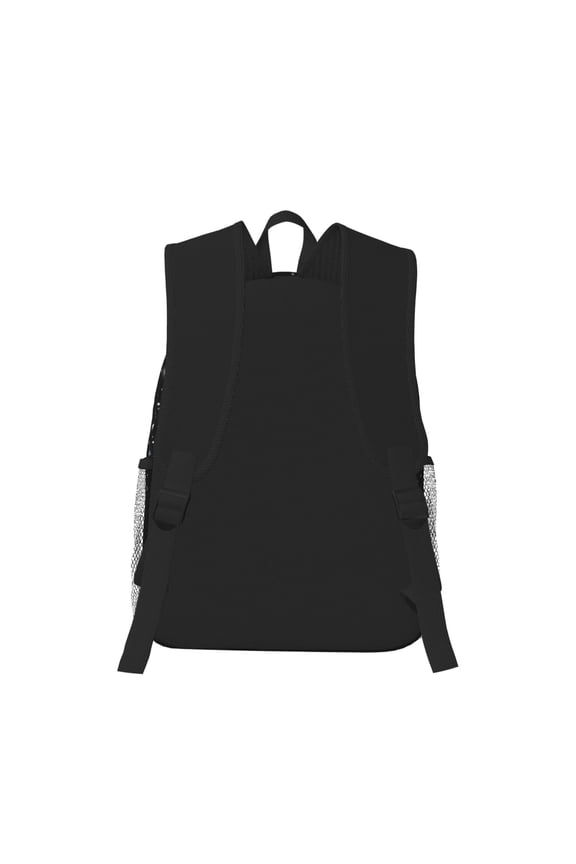 Silver Glitter1 Print Casual Backpack for School Work Travel Hiking with Laptop Compartment and Side Pockets Lightweight Design