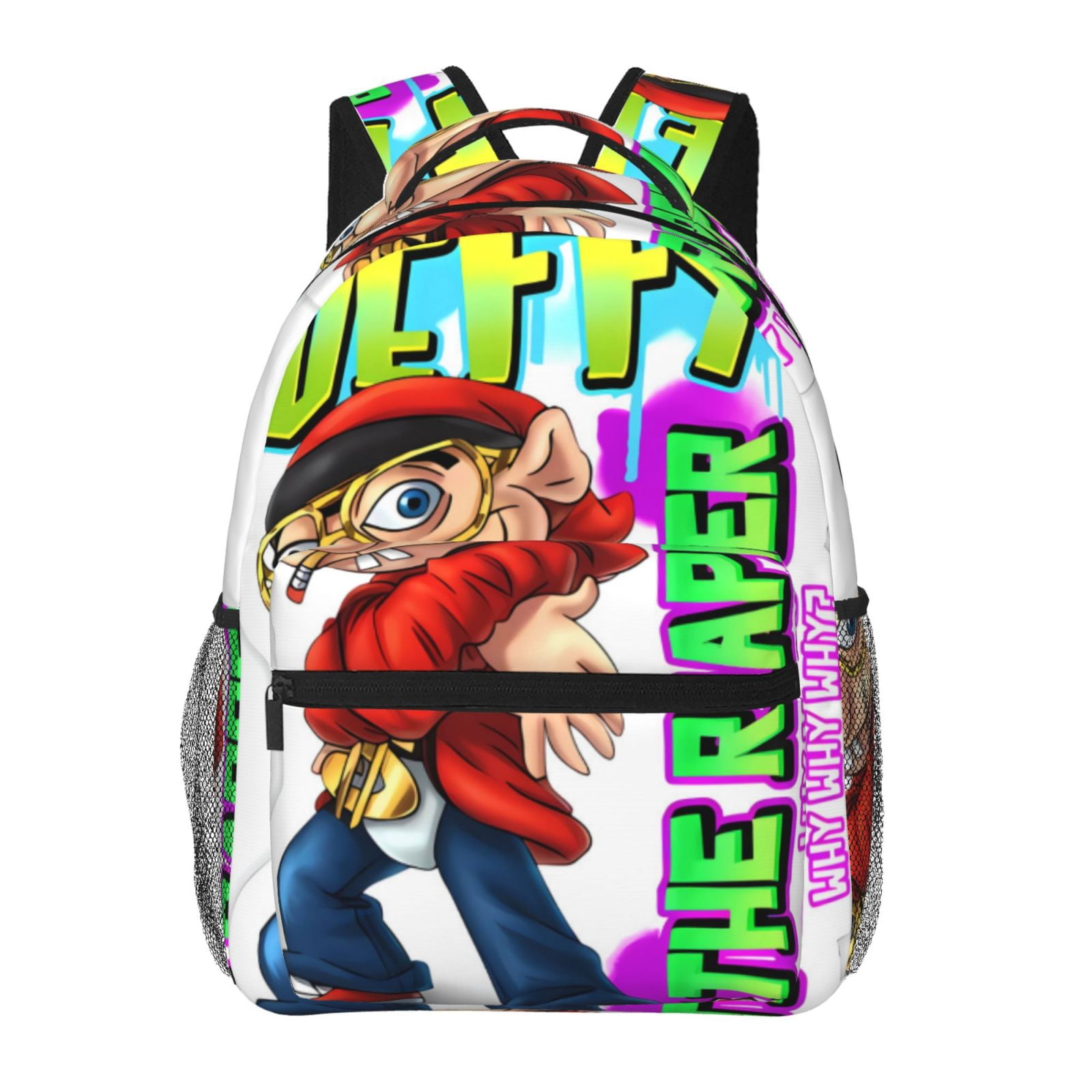 Horeoi Sml Jeffy Print Casual Backpack Lightweight Eco-Friendly ...