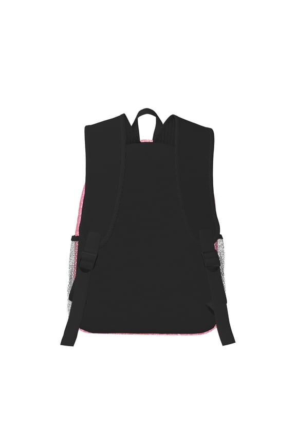 Sparkly Glitter Print Casual Backpack for School Work Travel Hiking with Laptop Compartment and Side Pockets Lightweight Design