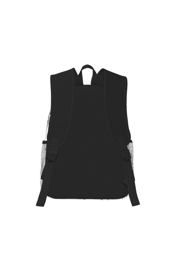 Summer Vacation Scene With Camping Van Print Casual Backpack for School Work Travel Hiking with Laptop Compartment and Side Pockets Lightweight Design