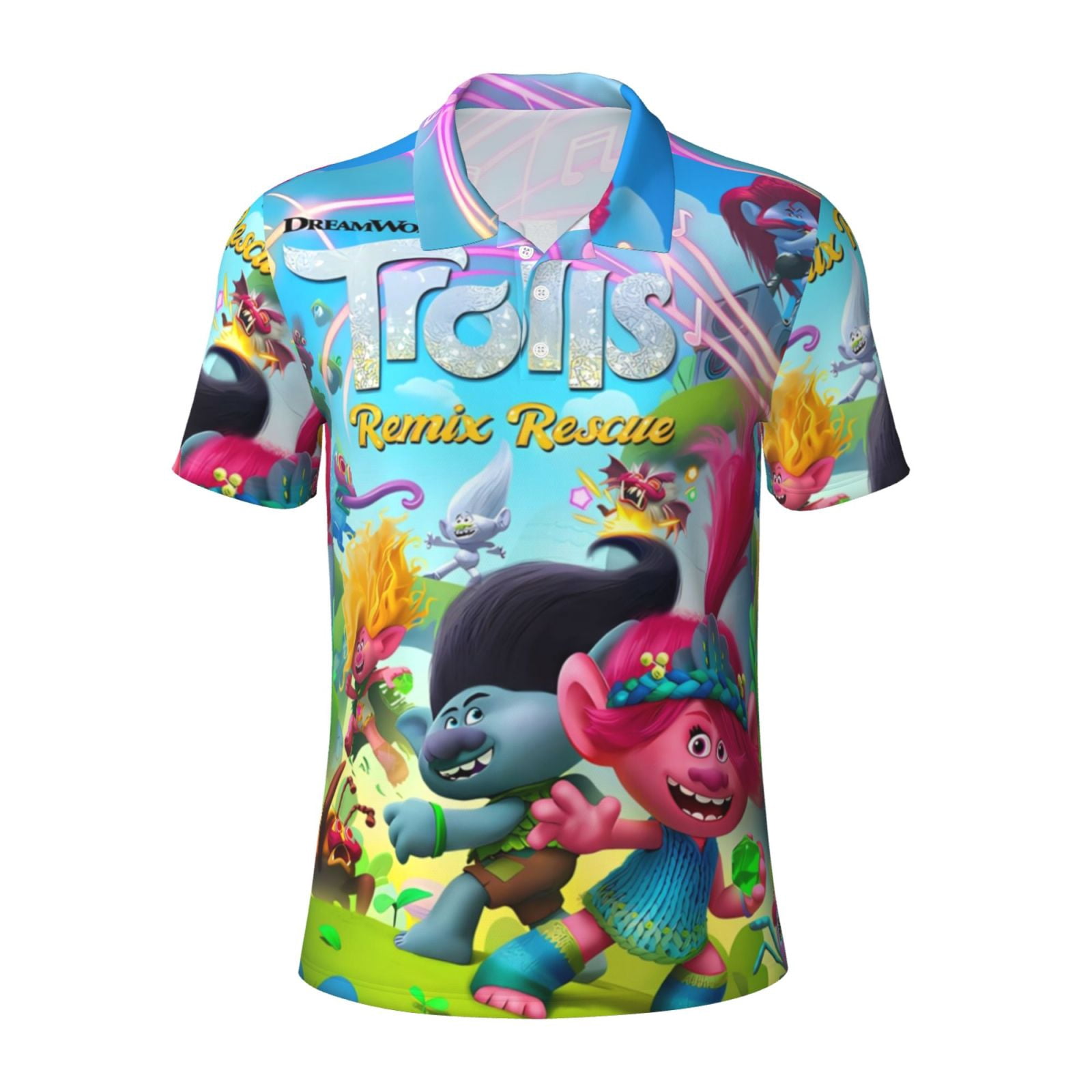 Trolls 3-Pack T-Shirts – BKRC9134/FBA Character Tees For Kids, Official Movie Merchandise - View #10