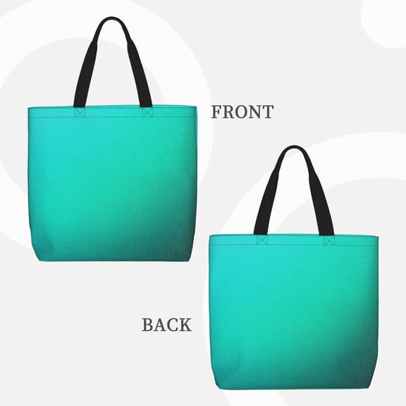 Horeoi Turquoise Light Blue for ​Reinforced Shoulder Tote Bag Scratch-Proof Design Spacious Organizer Crossbody Carry Daily Commute Must-Have
