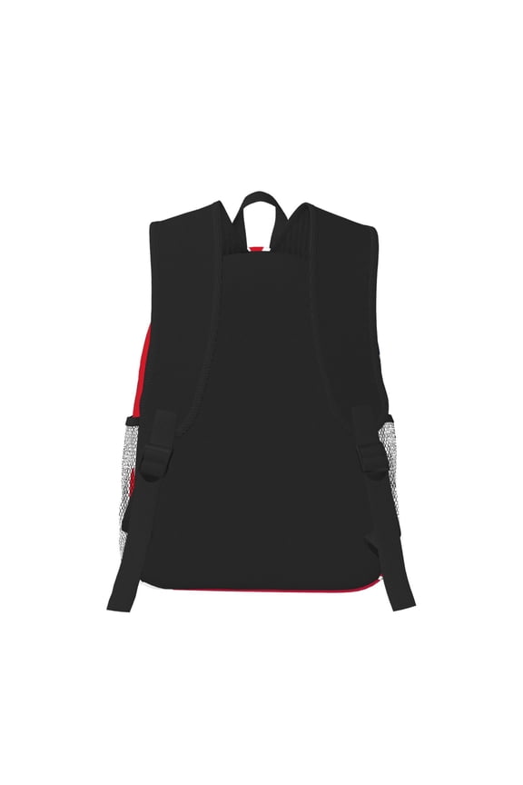 USA Canada Flag Print Casual Backpack for School Work Travel Hiking with Laptop Compartment and Side Pockets Lightweight Design