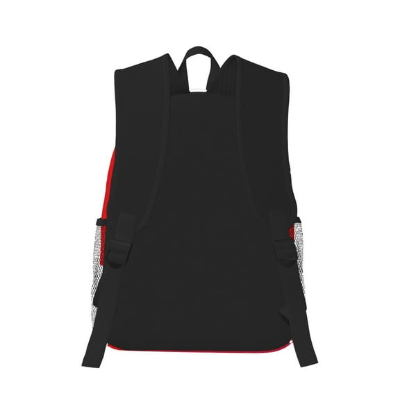 Horeoi USA Switzerland Print Casual Backpack for School Work Travel Hiking with Laptop Compartment and Side Pockets Lightweight Design