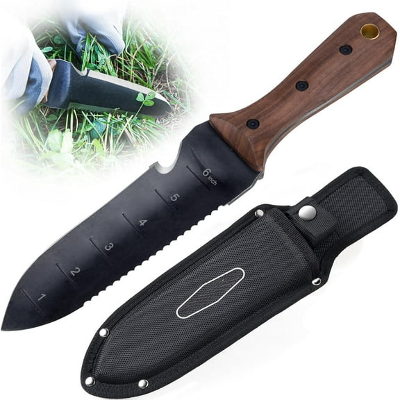 Gardening knife, a gardening tool with a scabbard, is suitable for weeding, planting and digging