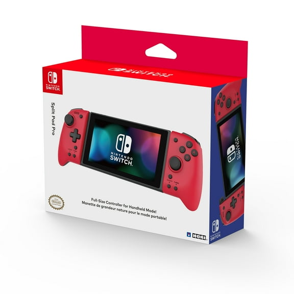 Hori - Red, Ergonomic, Nintendo Switch Split Pad Pro, Hand-Held Mode, Video Game Controller