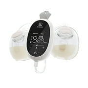 Horigen D6 Milk White Electric Hands Free Breast Pump Wearable Lower Noise Breastfeeding Strong Suction 180ml/6oz