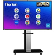 Horion M6A PRO 4K Smart Board Interactive Whiteboard, Android 13 8GB+128GB, 48MP AI Camera, 8-Mic Array, WiFi 6 Electronic White Board for Business