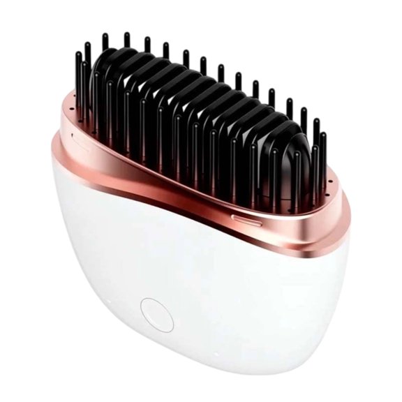 Horivan 1 Counts Mini Straightener Brush Rechargeable Portable Hair Styling Tool with 3 Temperature Settings Fast Heat Up Travel Friendly for On The Go Styling Salon Results at Home