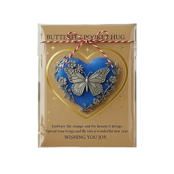 Horivan 1 Counts Pocket Keepsake Token New Year Gift of Strength Inspirational Remembrance Card for Friends Family Coworkers