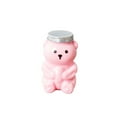 thumbnail image 1 of Horivan 1 Packs Bear Milk Tea Cup Disposable Plastic Cups with Lids Party Supplies for Bubble Tea Lemonade Iced Coffee Picnic Travel Eco Friendly, 1 of 4
