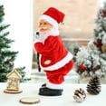 thumbnail image 1 of Horivan 1 Packs Christmas Dancing Santa Claus Animated Musical Decor with Hip Shaking Motion for Holiday Party Home Decorations Festive Gift, 1 of 6
