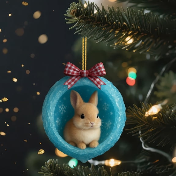 Horivan 1 Packs Exquisite 2D Acrylic Animal Backpack Charm Car Hanging Ornament Cute Pendant Decor for Daily Use and Vehicle Interior Styling Accessories