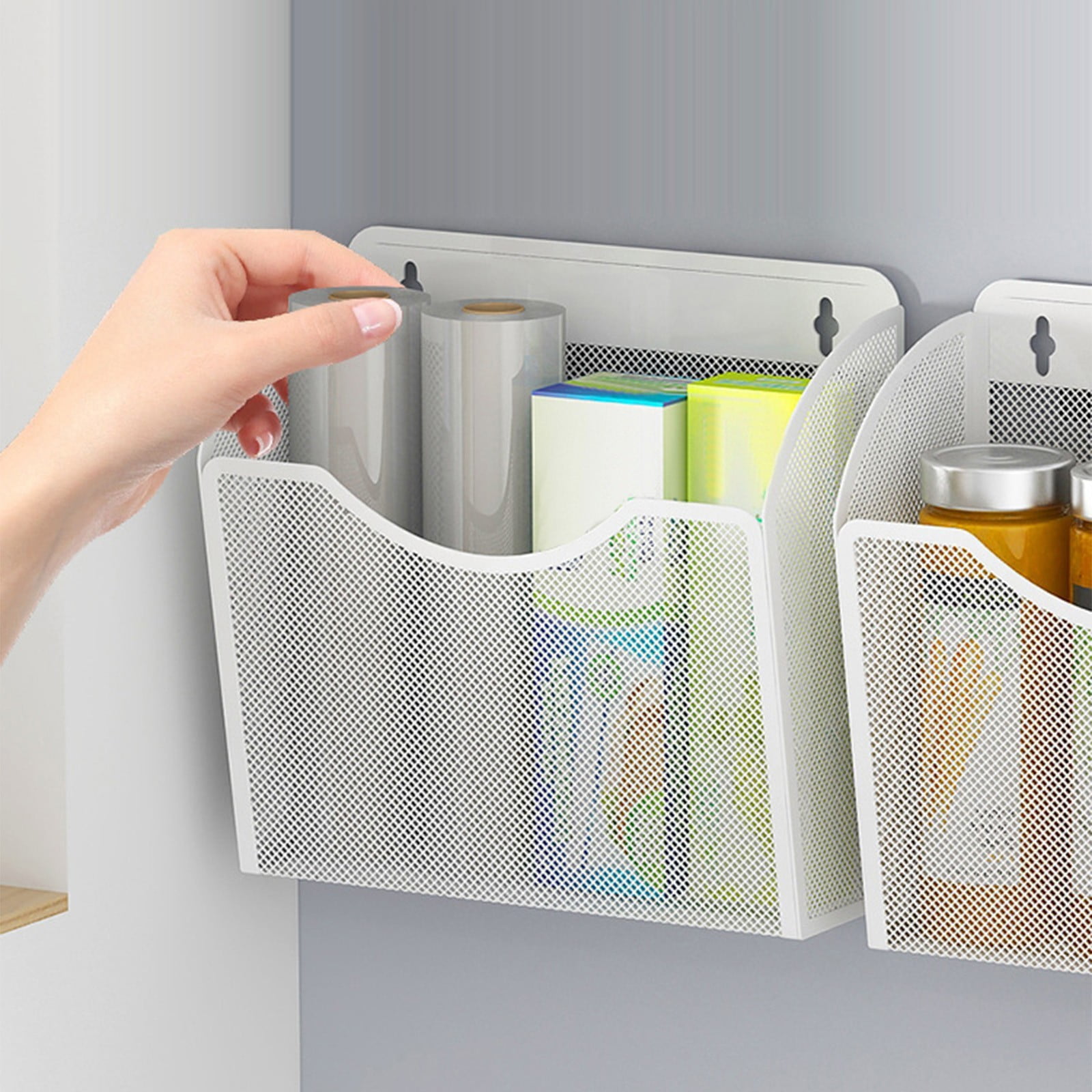 Horivan 1 Packs Magnetic Refrigerator Organizer Rack Kitchen Storage ...