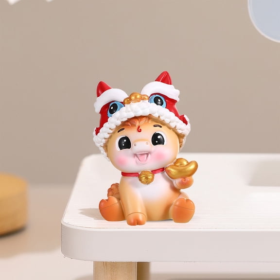 Horivan 1 Packs Resin Horse Sculpture Desktop Ornament Tang Dynasty Art Style Home Decor with Lucky Symbols Feng Shui Office Desk Accessory for Wealth and Good Fortune Unique Gift