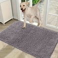 thumbnail image 1 of Horivan 1 Pcs Chenille Pet Doormat Super Absorbent Non Slip Washable Indoor Entrance Mat for Dogs Muddy Paws Quick Dry Floor Mat Waterproof Rug, 1 of 8