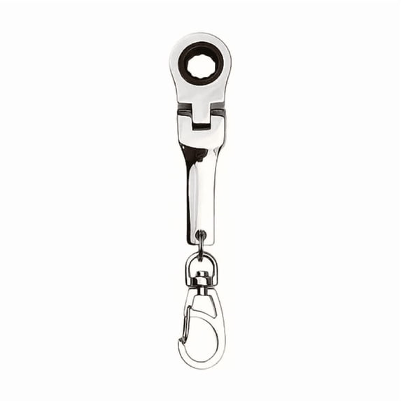 Horivan 10mm Ratchet Wrench Keychain Multi Tool Portable Pocket Sized EDC Gear with Quick Release for Car Repair, Bike Maintenance, Home DIY Projects, Emergency Tool Kit Must Have Gadgets