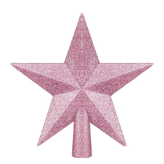 Horivan 2 Counts Color Changing LED Star Light Christmas Tree Topper with 5 Light Modes Battery Operated Holiday Decor for Home Party Festive Ornament