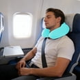 thumbnail image 1 of Horivan 2 Counts U Shaped Neck Pillow for Travel and Office, Ergonomic Memory Foam Support, Soft Plush Cover with Snap Closure, Airplane Car Nap Pillow, Portable Comfort for Adults, 1 of 6