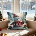 thumbnail image 1 of Horivan 2 Packs Christmas Pillow Covers 17x17 Inch Soft Flannel Holiday Decor for Couch Sofa Bedroom Festive Home Accents Living Room Throw Pillow Cases, 1 of 6
